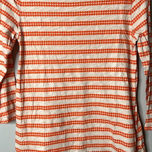 Orange and tan Striped Women's Top Medium - Picture 4 of 5